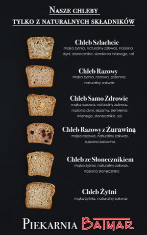 Pieczywo Piekarni Batmar